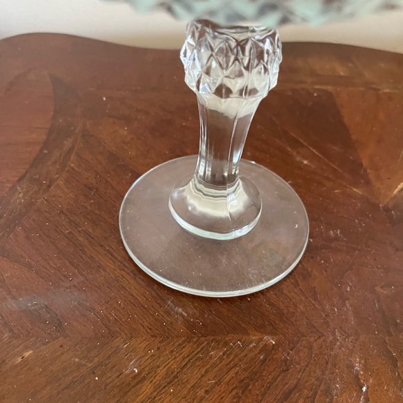 COPY - Vintage Indiana Diamond Cut Glass Pedestal Candy Dish With Cover - Picture 8 of 10